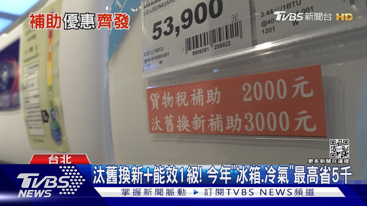 汰舊換新+能效1級! 今年「冰箱、冷氣」最高省5千