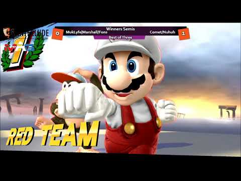 MukLyfe|Marshall/Fons vs Nuhuh/Comet - SSB4 Doubles Winners Finals - Interlude 1: Tom Foolery