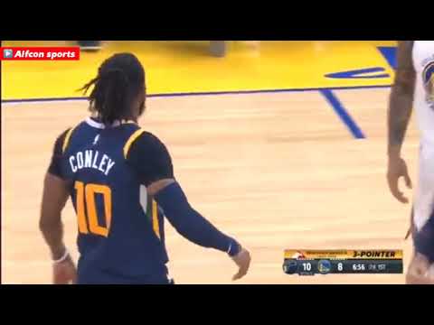 Mike Conley 22 Pts 7Asts | Jazz vs warriors | 2019-20 NBA Highlights