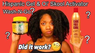 New Wash-N-Go idea 2021| Hispanic Gel & Ol' Skool Activator