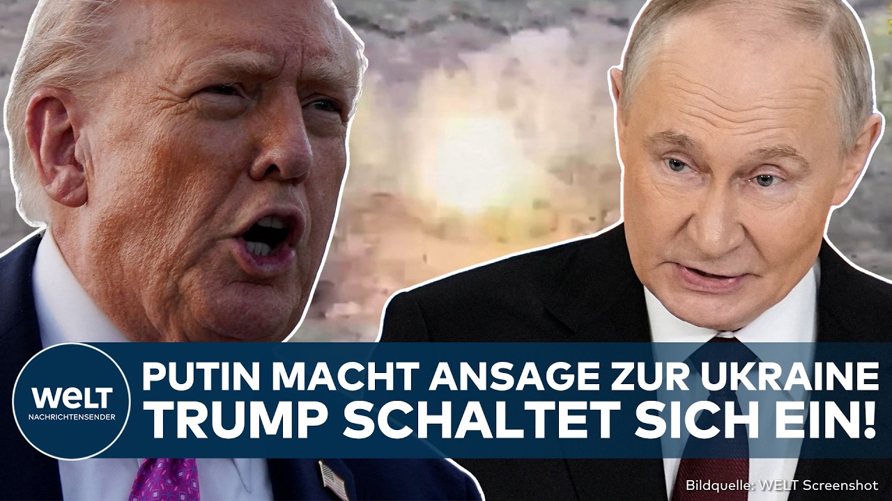 UKRAINE-KRIEG: Putin reagiert auf Lage! Trump schaltet sich ein! Selenskyj geht auf Russland zu