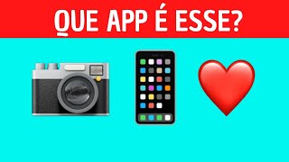 VOC CONSEGUE ADIVINHAR O APP DO EMOJI? | Quiz Emoji