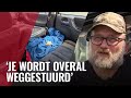 Jeroen slaapt noodgedwongen in de auto