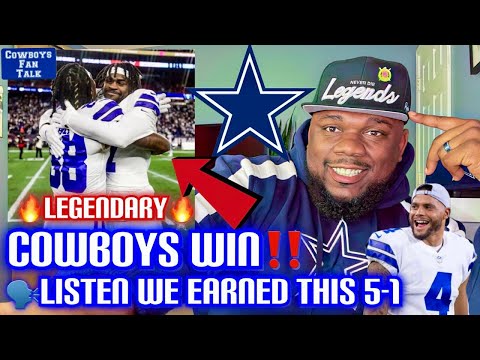 Cowboys beat Patriots With Walk off Touchdown by Ceedee Lamb‼️ Dak is Legendary! We earned this 5-1