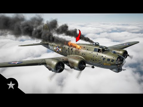 How This Bomber Crew Survived 103 Flak Hits — Flying on One Engine Over Berlin