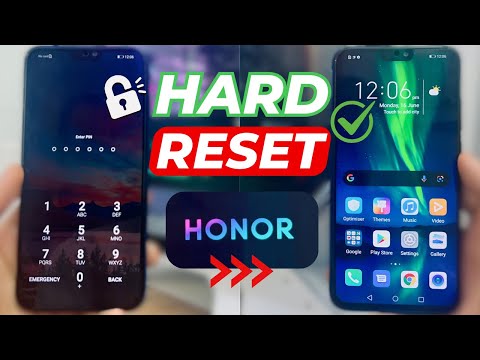 Honor 8X (JSN-L22) Hard Reset || Factory Reset - Forgot Password Honor