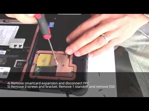 Removing SSD Getac F110