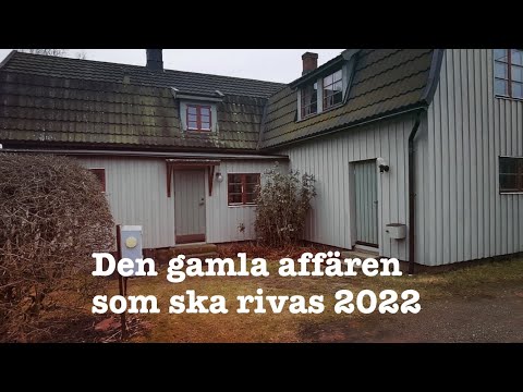 DEN GAMLA AFFÄREN - som ska rivas för nya E22 - 2022-03-15 - Vallby - JÄMJÖ - Karlskrona