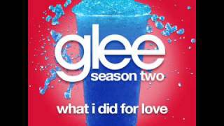Glee - What I Did For Love [LYRICS]