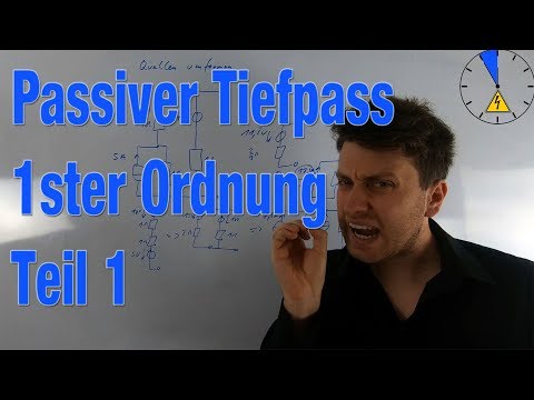 Passiver Tiefpass erster Ordnung  - Teil 1