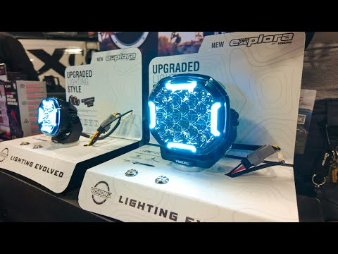Insane 24,000 Lumen A-Pillar Setup?! | Vision X USA's New Light Series at Overland Expo SoCal 2025
