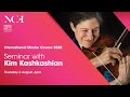 Seminar with Kim Kashkashian - International Master Course 2020