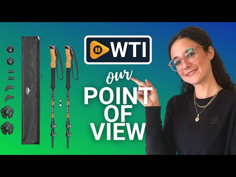Cascade Mountain Tech Lightweight Aircraft-Grade Aluminum Trekking Poles with Extended Down Grip Plus Tip Kit Orange (Cork Grip) Quick Lock Trekking Poles - WTI product video review