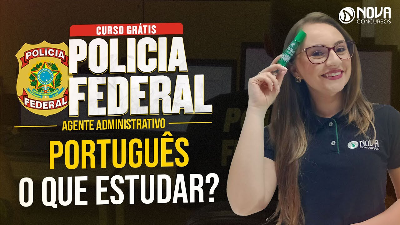 Concurso PF Administrativo 2023 -  Principais Assuntos de Português