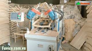 Máy cấy ốc (cấy sò) vào tự ghế, hàng ghế lắp ráp, ghế cao su xuất khẩu | WM-204