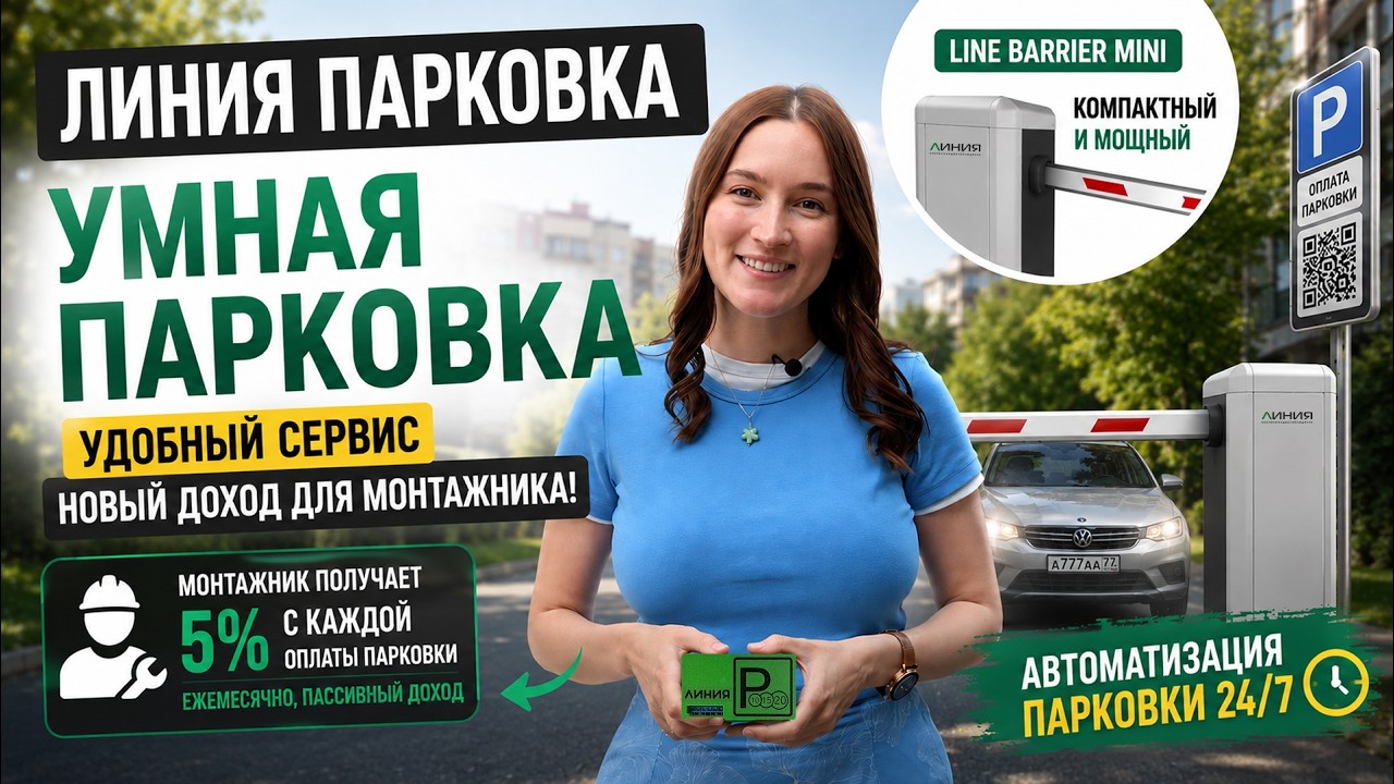 Как заработать на автоматизации парковок / Line Barrier mini + Линия Парковка