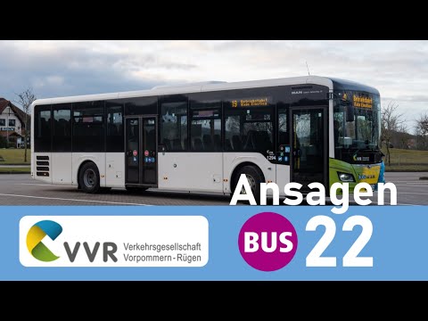 VVR | Ansagen Buslinie 22: Sassnitz - Binz - Serams | Kinderstimmen (unbekannt)