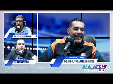 Regalias de ENERMAX/Carnavales. Ing. Hipolito Carrera, Alcalde Cantón La Mana, Radio Soberana 98.7FM