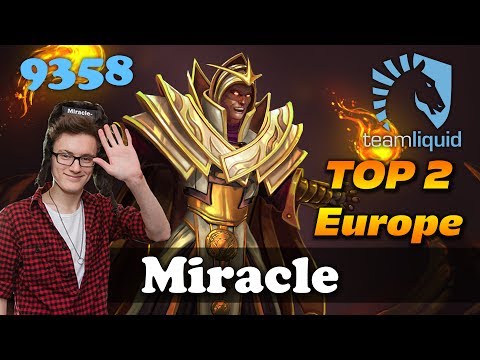 Miracle Invoker TOP 2 | 9358 MMR Dota 2