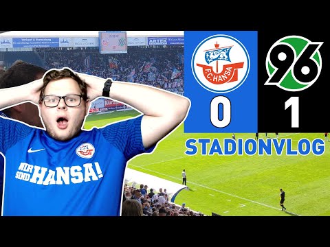 VERMEIDBARE NIEDERLAGE | Hansa Rostock - Hannover 96 0:1 (0:1) | STADIONVLOG