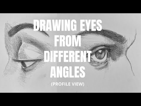 How to draw eyes from different angles pt. 2