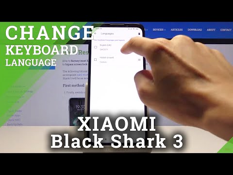 How to Change Keyboard Language in XIAOMI Black Shark 3 – Find Keyboard Dictionary