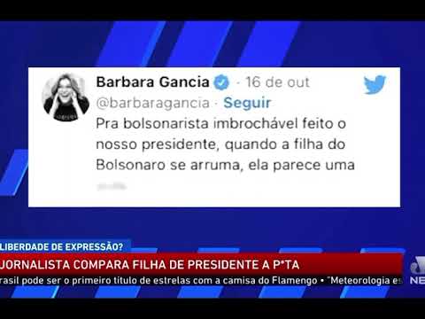 Jornalista Barbara Gancia ataca Laura de 12 anos filha do Presidente Bolsonaro