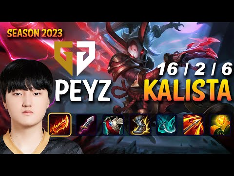 GEN Peyz KALISTA vs KAI'SA ADC - Patch 13.19 KR Ranked