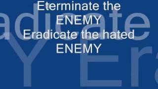 Disturbed enemy lyrics