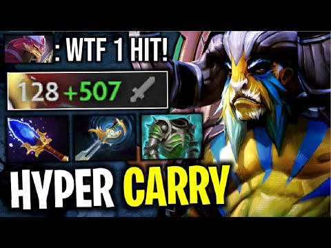 HYPER CARRY ELDER TITAN ONE HIT KILL AGHANIM SCEPTER 7.26 | Dota 2