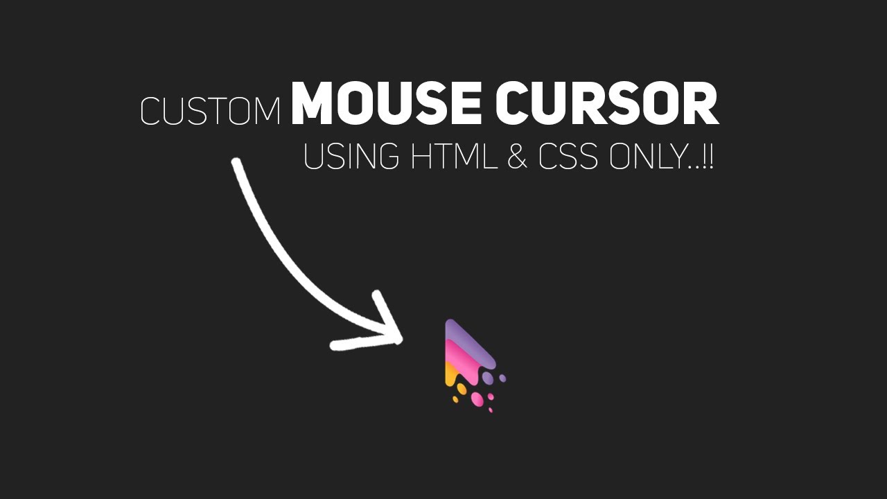 How To Create Custom Mouse Cursor Using Html & Css | Custom Mouse Cursor Using Css | Codes Tutorials