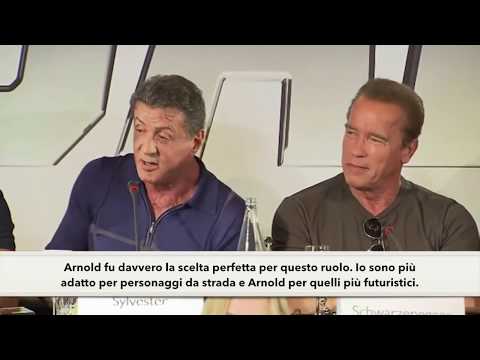 Sylvester Stallone & Arnold Schwarzenegger - The Expendables 3 - Sub ITA - I Mercenari 3 - Interview