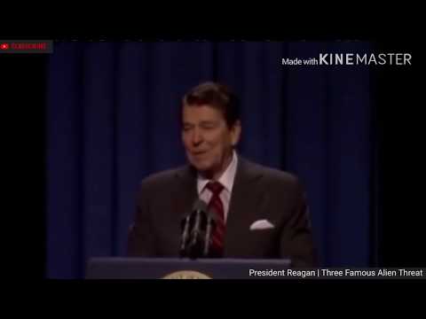 What we need to unite the world is an alien invasion, Ronald Reagan