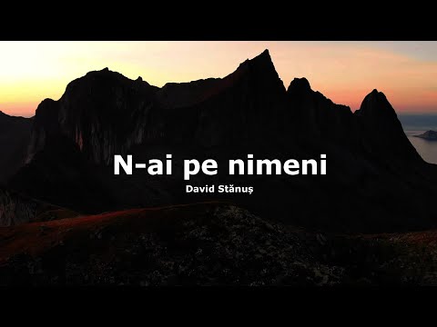 David Stănuș | N-ai pe nimeni