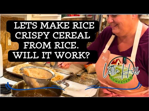 Wir haben aus Reis knuspriges Müsli und Reiswaffeln gemacht! Und wir haben den Reis nicht an Vöge...