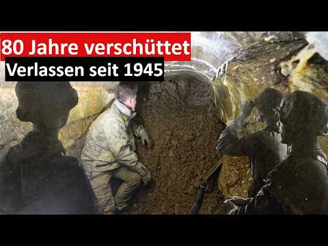 Sensationsfund: 80 Jahren verschollenen WEHRMACHTSBUNKER ausgegraben, Munition gefunden!