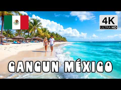 🇲🇽 Cancun, Mexico 4K Walk | Paradise Beaches by Day & Party Streets by Night