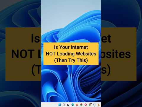 Ваш Интернет не загружает веб-сайты? Попробуйте это.