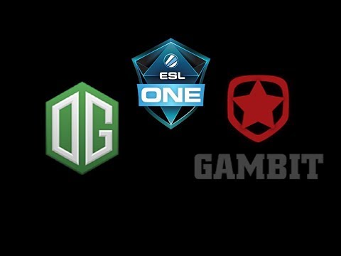 OG vs Gambit Esports ESL One Katowice 2019 Highlights Dota 2