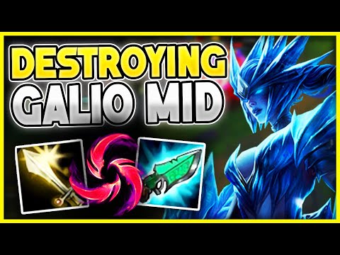 Destroying Diamond Galio with AP Shyvana mid! | Veralion | League of Legends