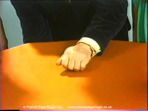 Patrick Page Coins Through Table Routine