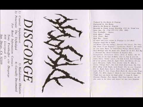 Disgorge - Demo 1995