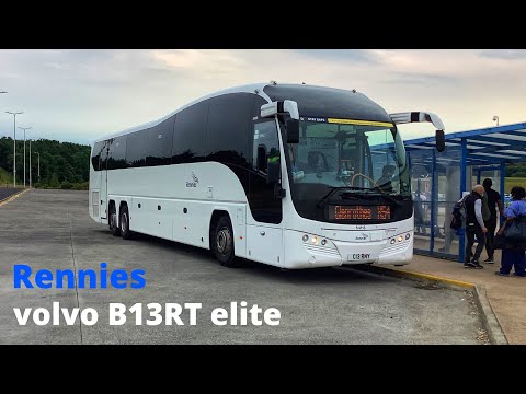 Rennies Volvo B13RT plaxton elite 54115 (C13 RNY) service:X54