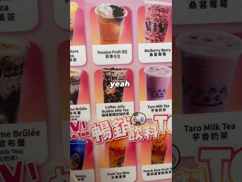 Trying Boba For The First Time 👀🔥 #boba #taro #chinatown #chinatownnyc