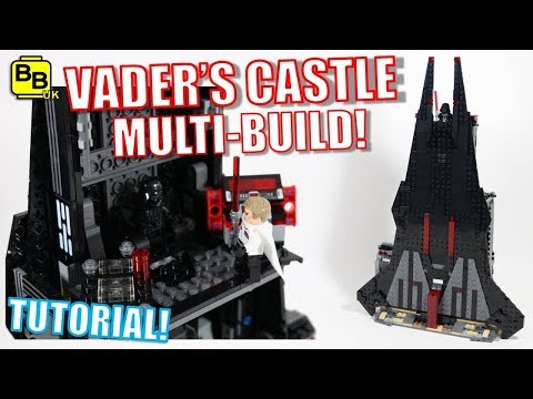 LEGO STAR WARS VADER'S CASTLE 75156 & 75183 MULTI-BUILD! Video