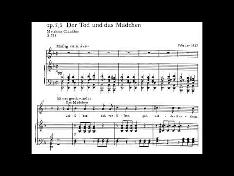 'Death And The Maiden' Op 7 No 3