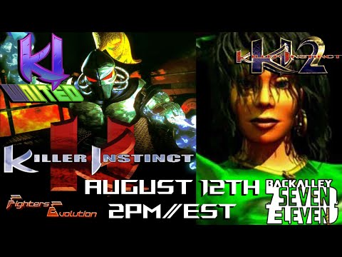 BackAlley 7/11 & Paragon Gaming KI United Arcade1Up Killer Instinct 1 & 2 Tournament (8/12/2023)