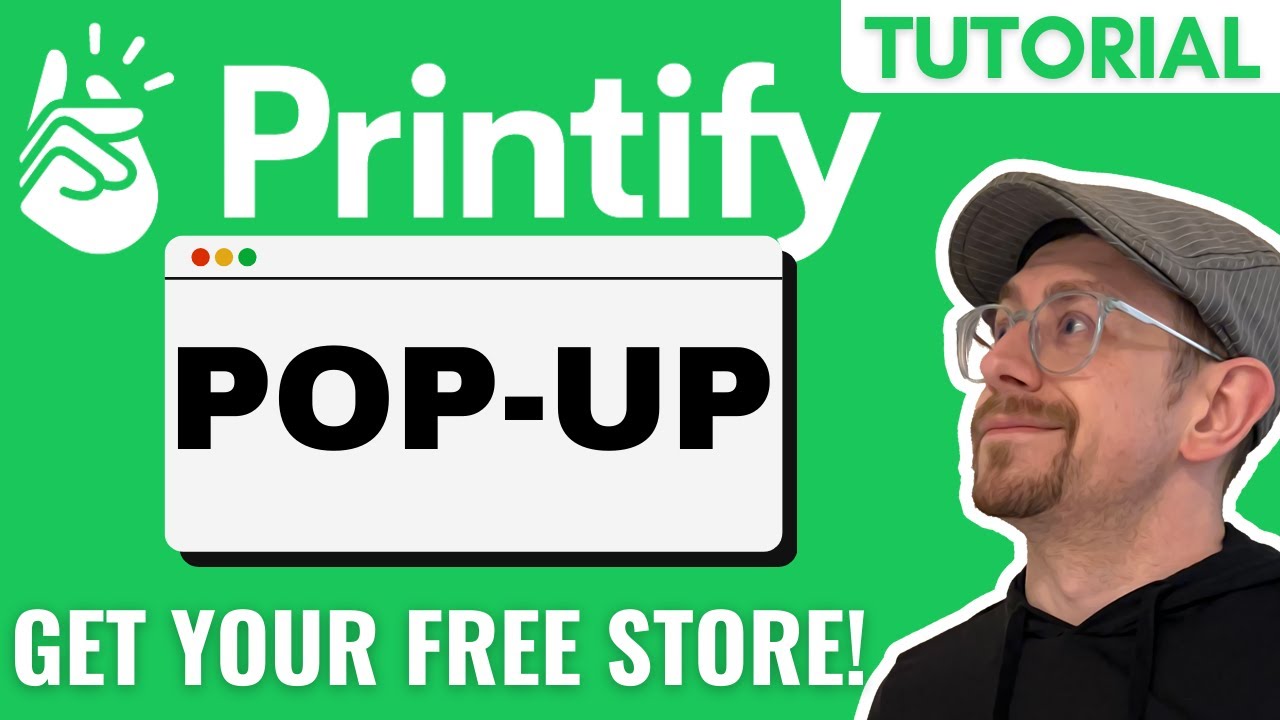 Printify Popup - Get Started with Print on Demand for Free