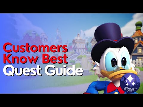 Customers Know Best Quest Guide in Disney Dreamlight Valley