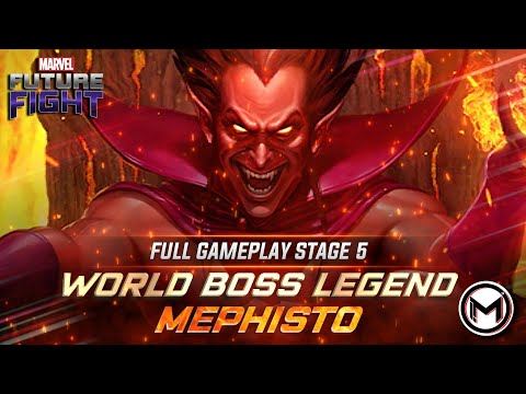 Moonstone Destroy World Boss Legend Mephisto Stage 5 - Marvel Future Fight 🇲🇨 (EngSub)